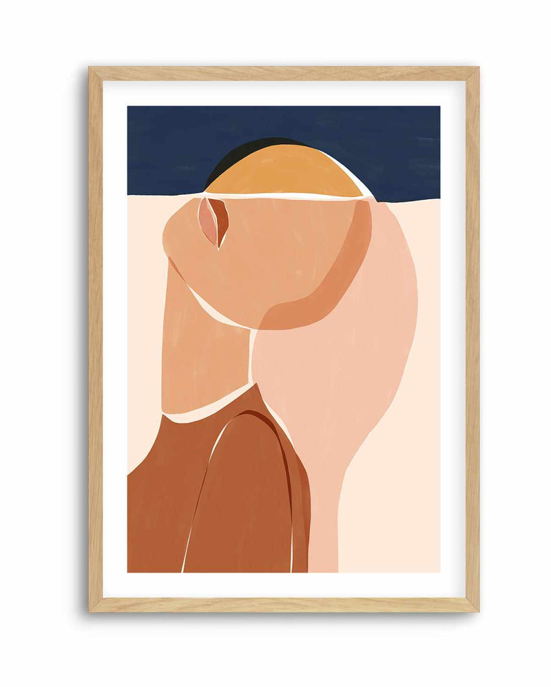 Half Face Half Sun By Ivy Green Illustration | Art Print