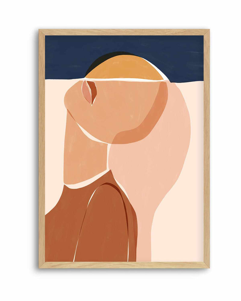 Half Face Half Sun By Ivy Green Illustration | Art Print