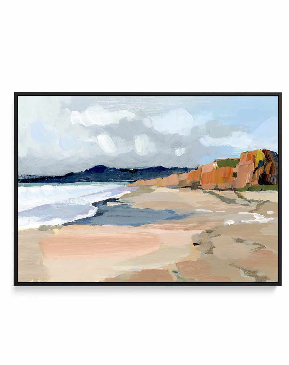 Half Moon Bay By Shina Choi | Framed Canvas Art Print