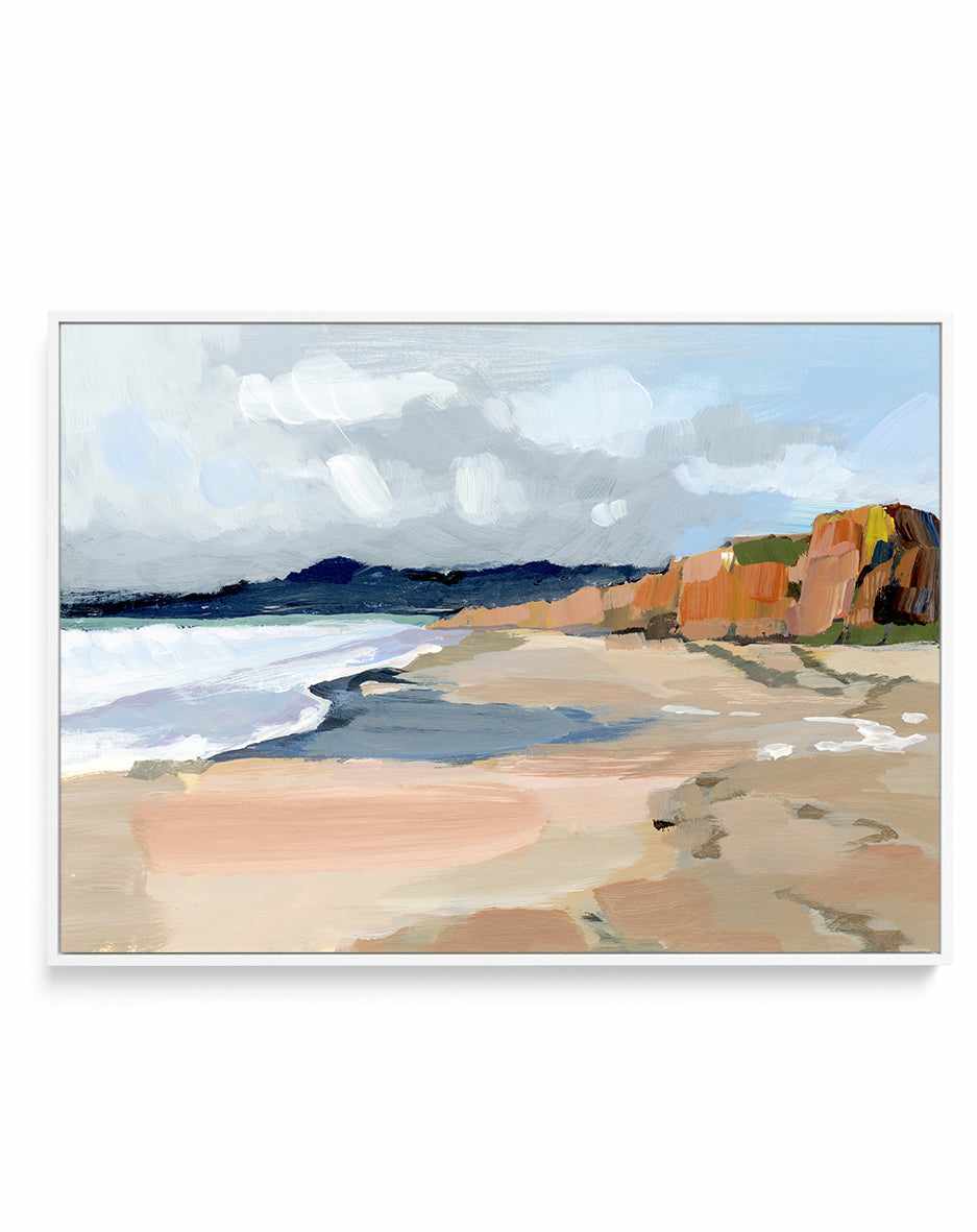 Half Moon Bay By Shina Choi | Framed Canvas Art Print