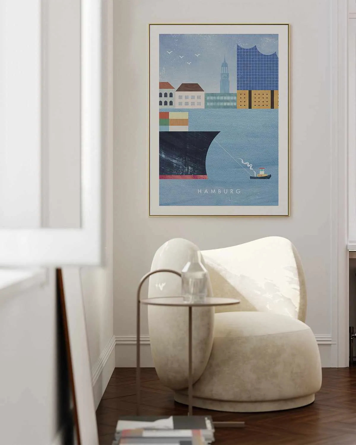 Hamburg by Henry Rivers Art Print from Olive et Oriel where you can shop wallpaper and artworks online