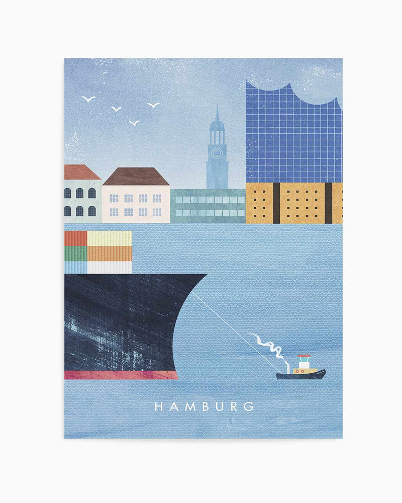 Hamburg by Henry Rivers Art Print