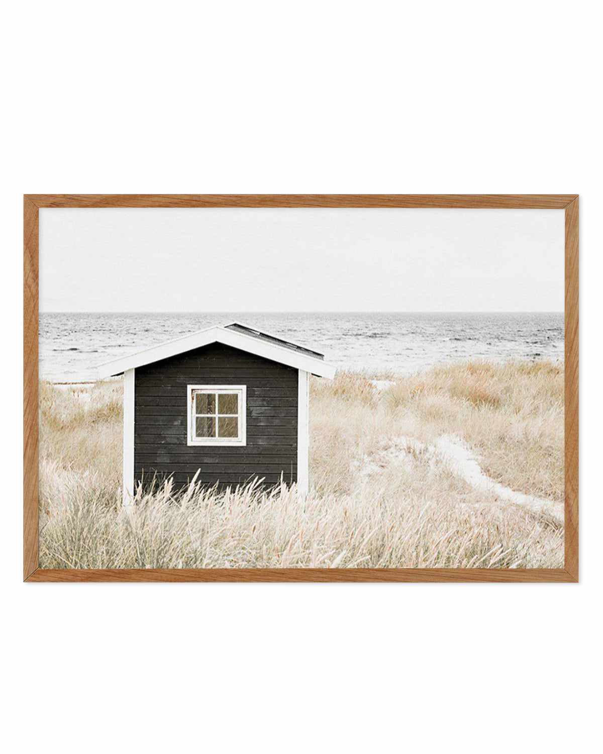 Hamptons Beach Hut | LS Art Print