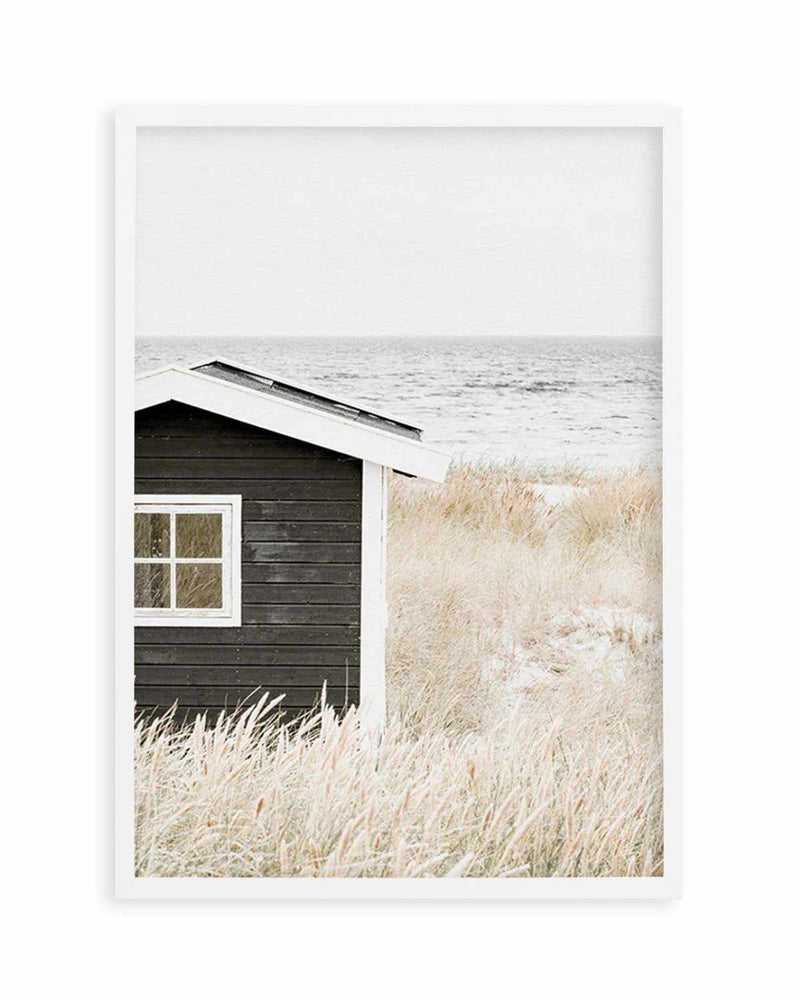Hamptons Beach Hut | PT Art Print
