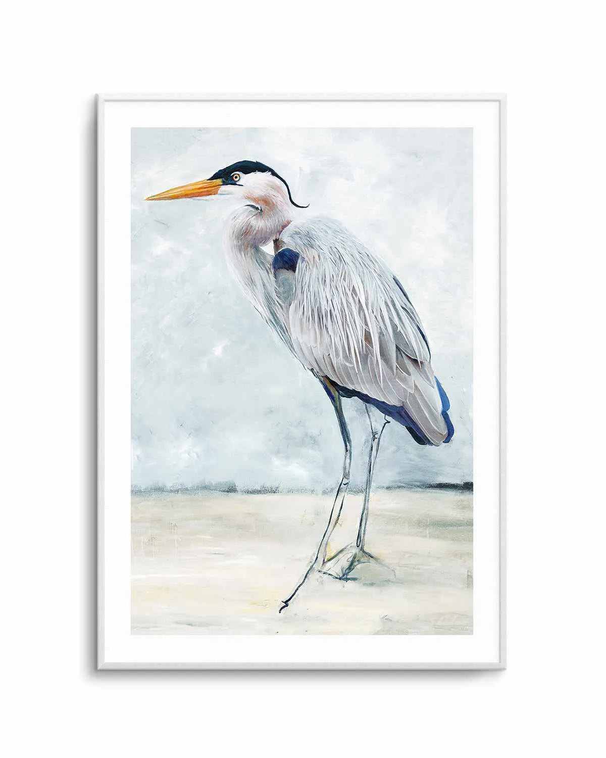 Hamptons Bird Painting I Art Print from Olive et Oriel where you can shop wallpaper and artworks online