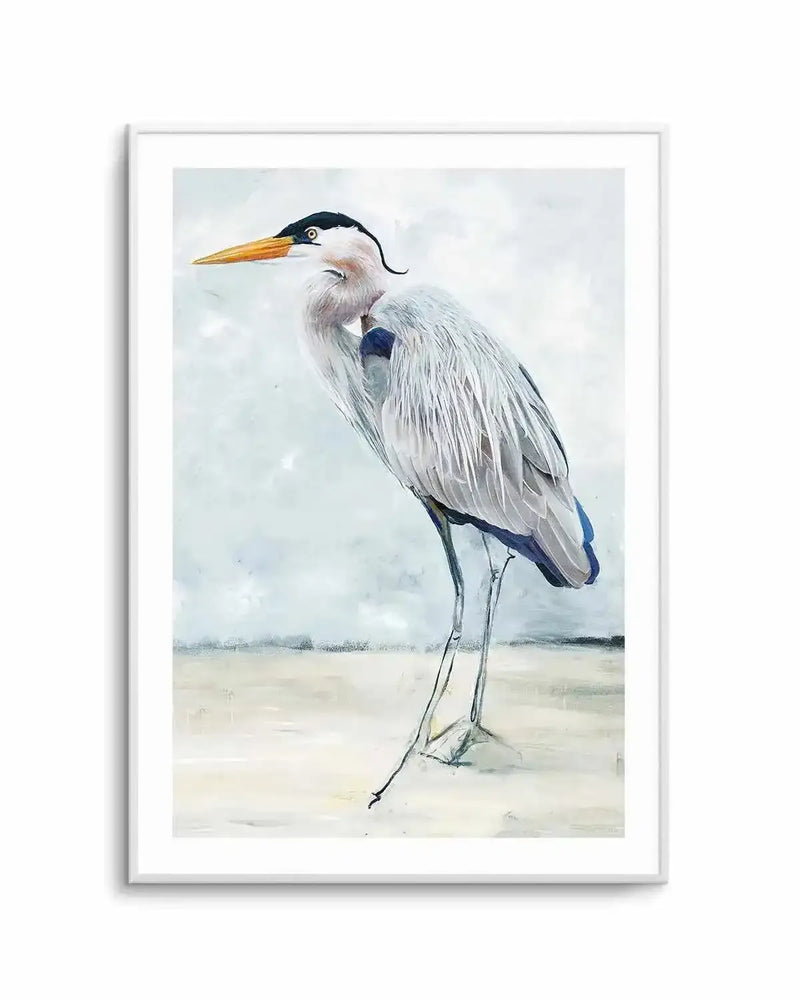 Hamptons Bird Painting I Art Print from Olive et Oriel where you can shop wallpaper and artworks online