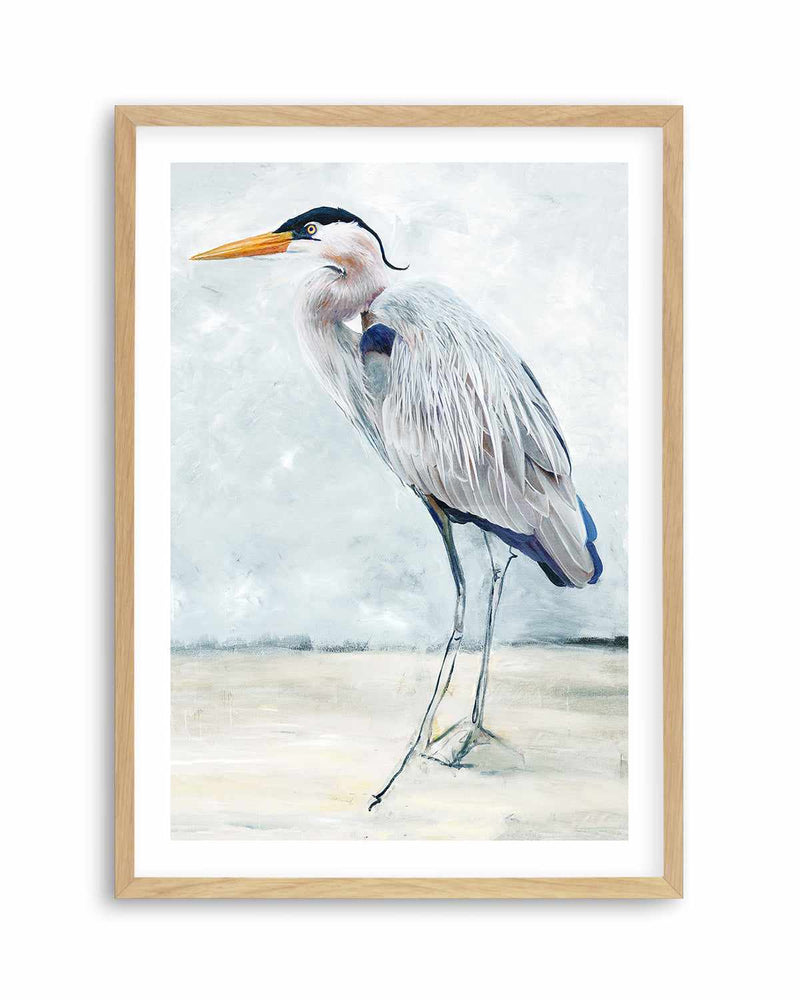 Hamptons Bird Painting I Art Print