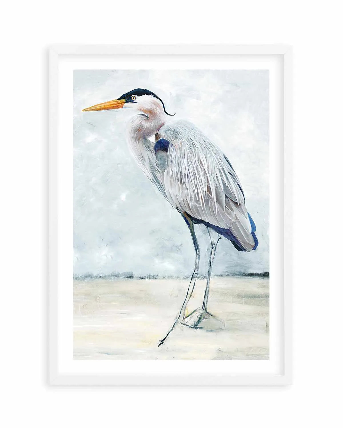 Hamptons Bird Painting I Art Print from Olive et Oriel where you can shop wallpaper and artworks online