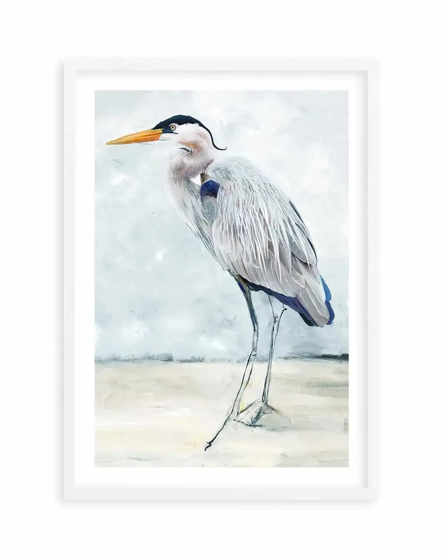 Hamptons Bird Painting I Art Print from Olive et Oriel where you can shop wallpaper and artworks online
