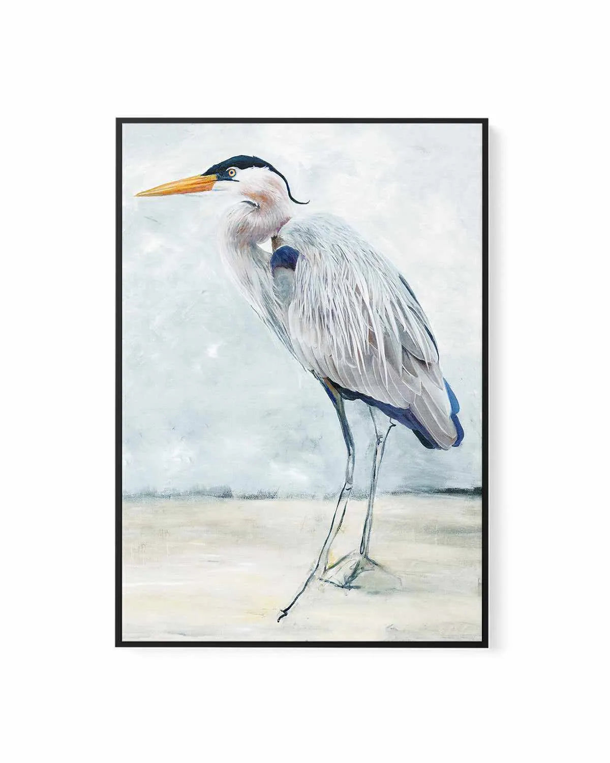 Hamptons Bird Painting I | Framed Canvas Art Print from Olive et Oriel where you can shop wallpaper and artworks online
