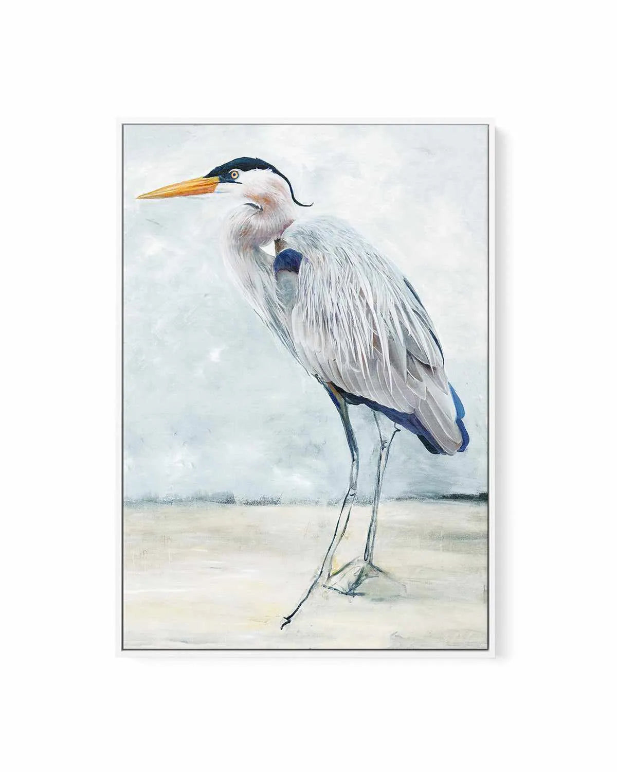 Hamptons Bird Painting I | Framed Canvas Art Print from Olive et Oriel where you can shop wallpaper and artworks online