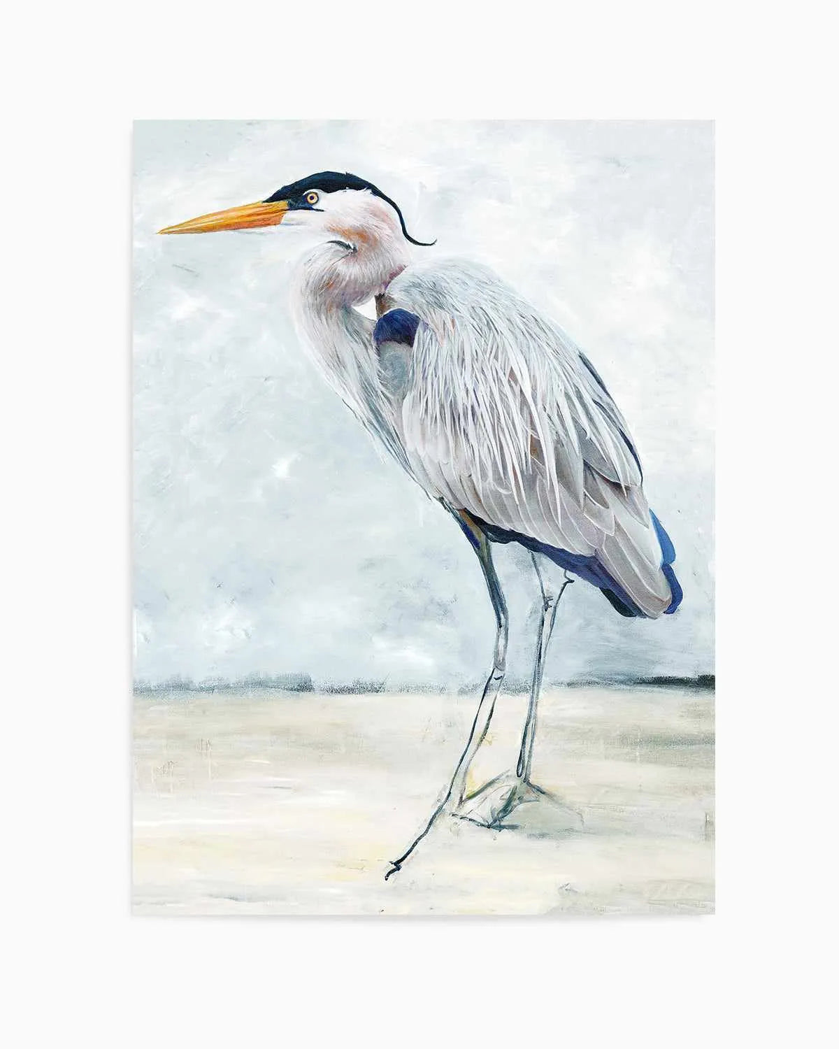 Hamptons Bird Painting I Art Print from Olive et Oriel where you can shop wallpaper and artworks online
