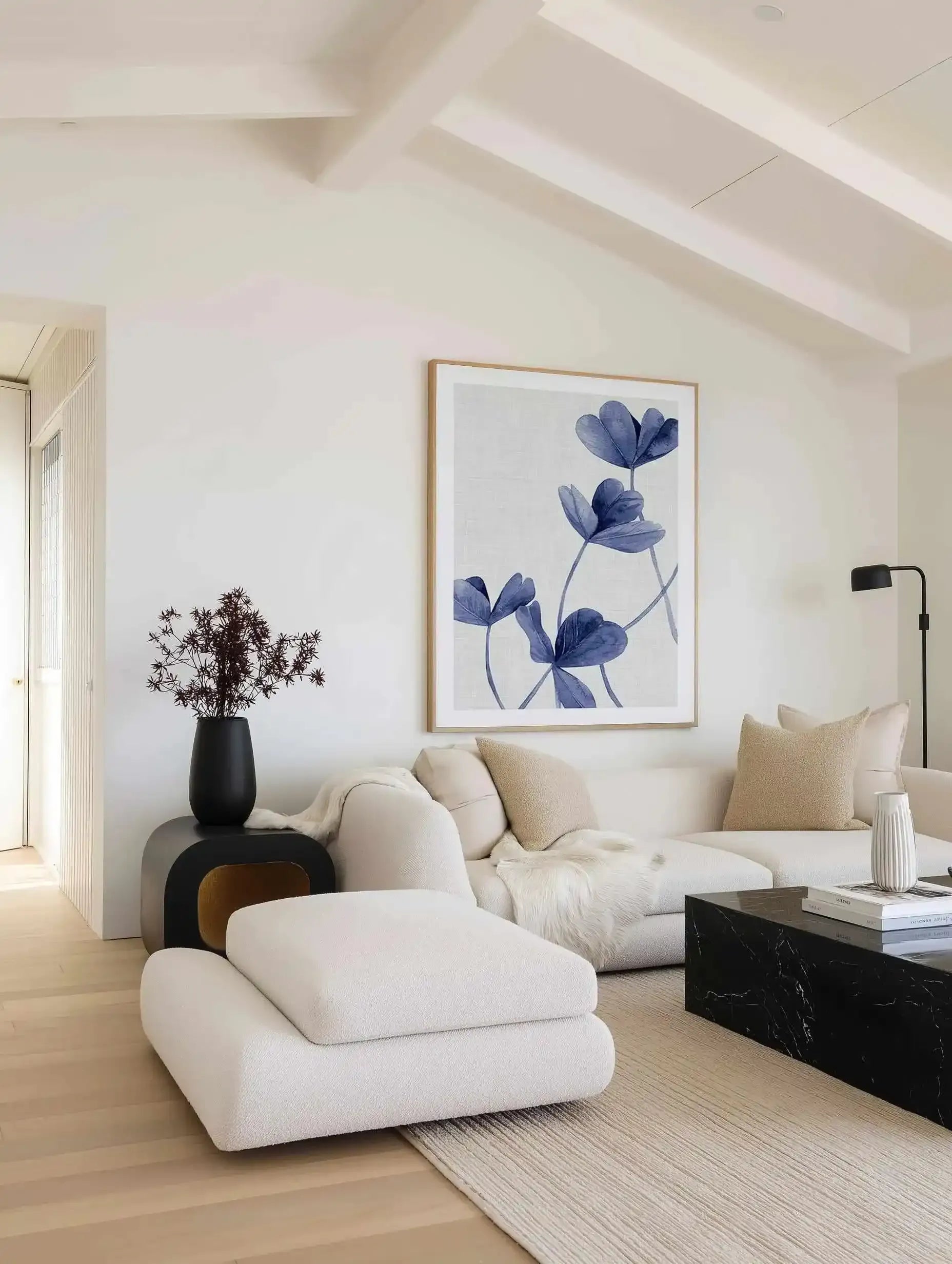 Hamptons Botanica I Art Print from Olive et Oriel where you can shop wallpaper and artworks online