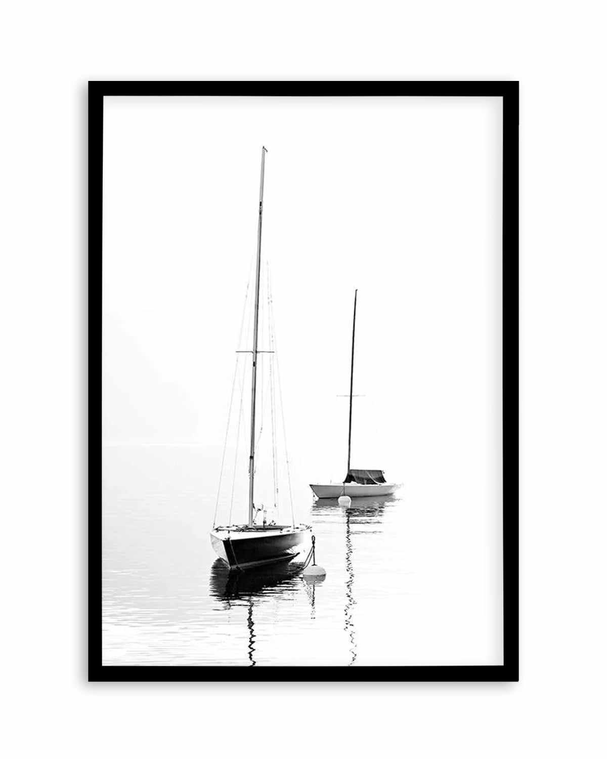 Hamptons Harbour Art Print