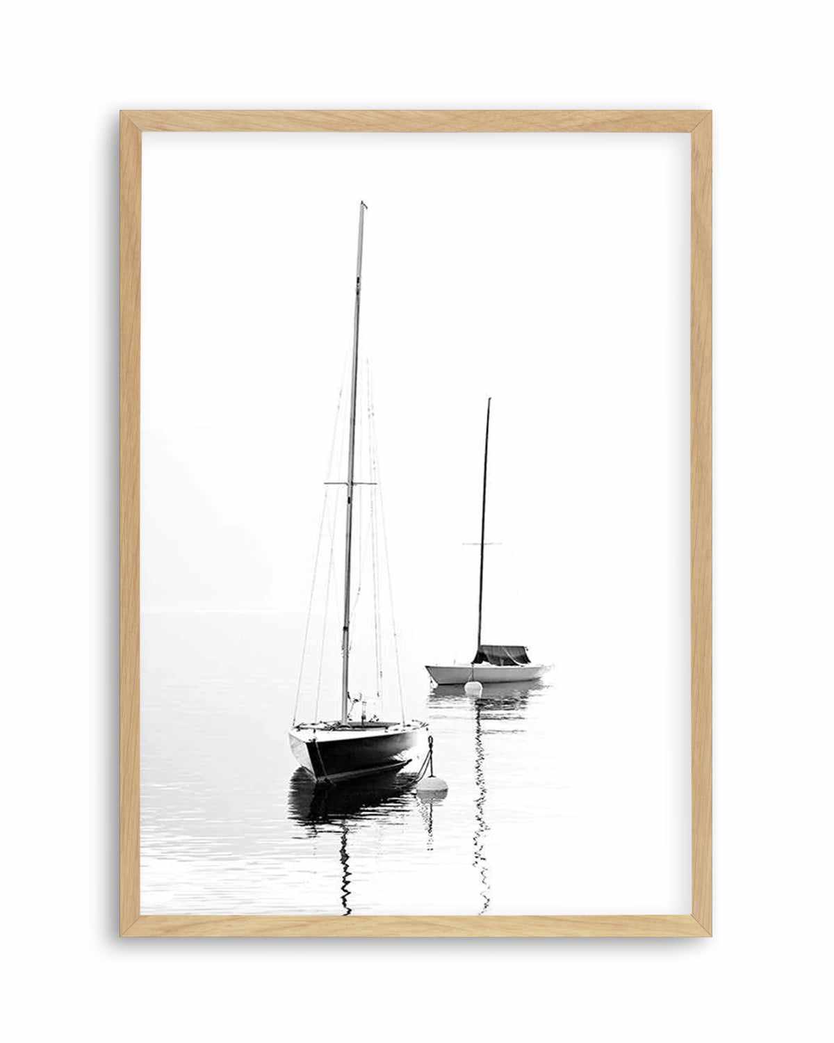 Hamptons Harbour Art Print