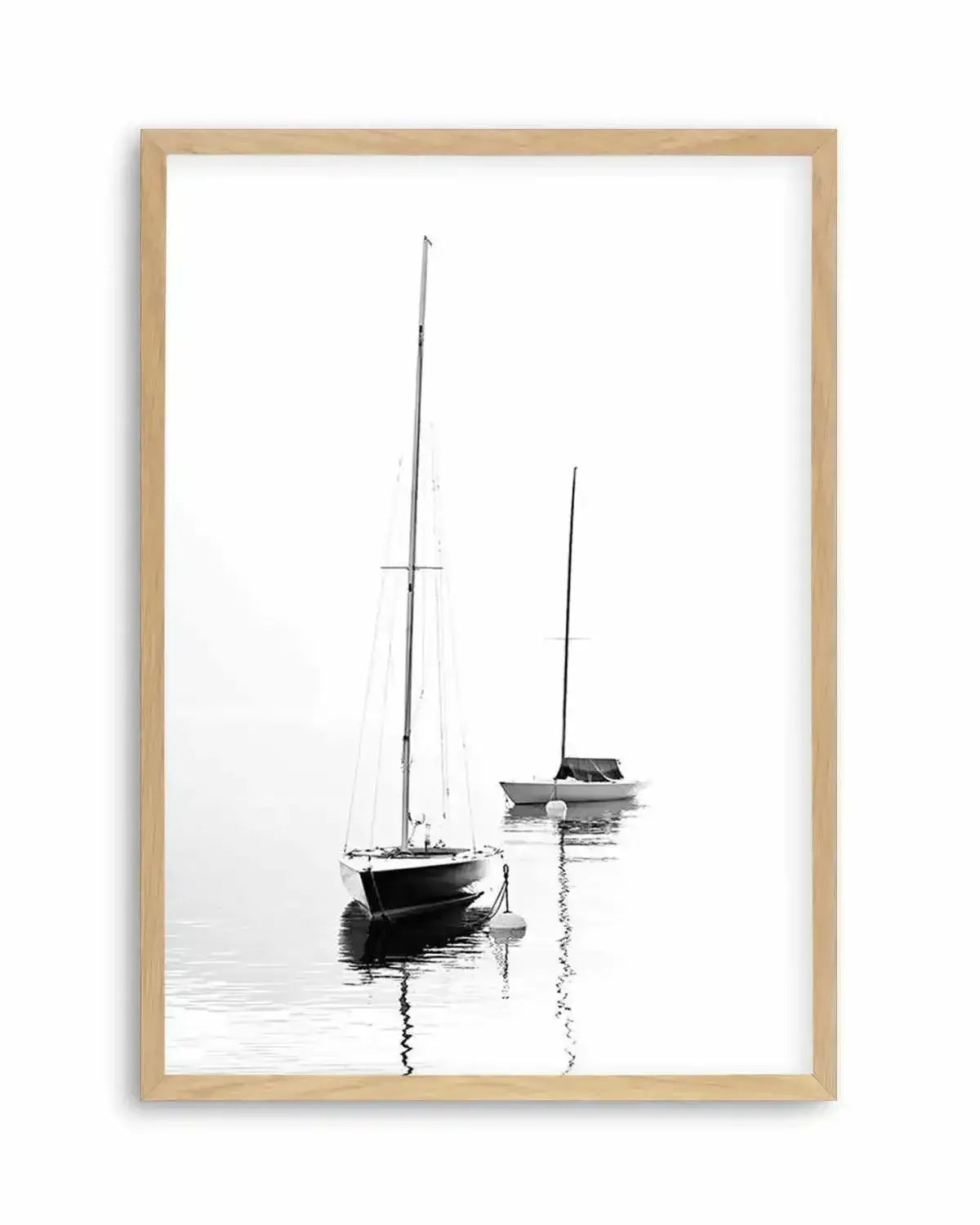 Hamptons Harbour Art Print from Olive et Oriel where you can shop wallpaper and artworks online