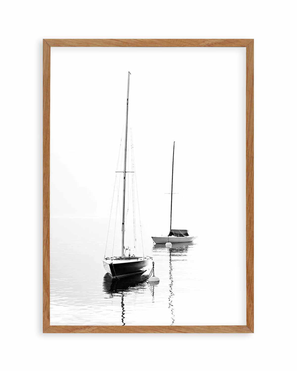 Hamptons Harbour Art Print