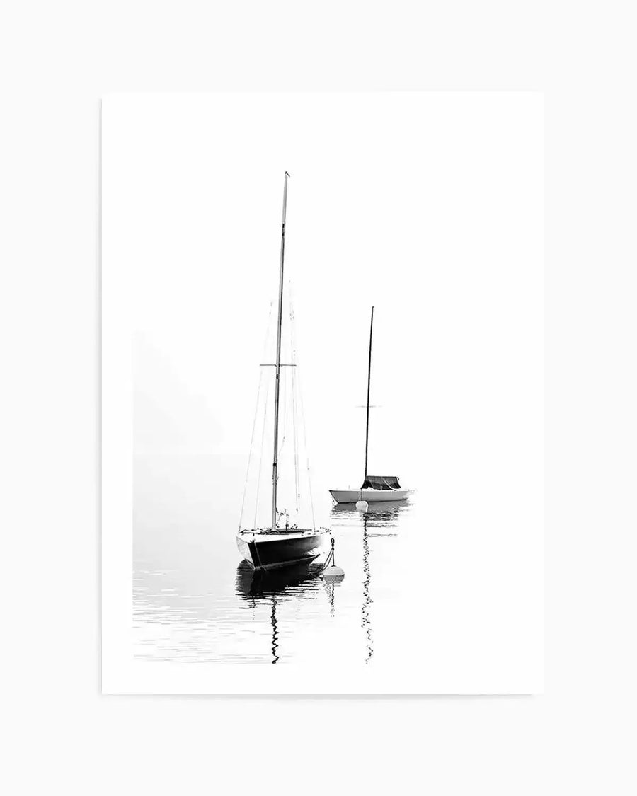 Hamptons Harbour Art Print from Olive et Oriel where you can shop wallpaper and artworks online