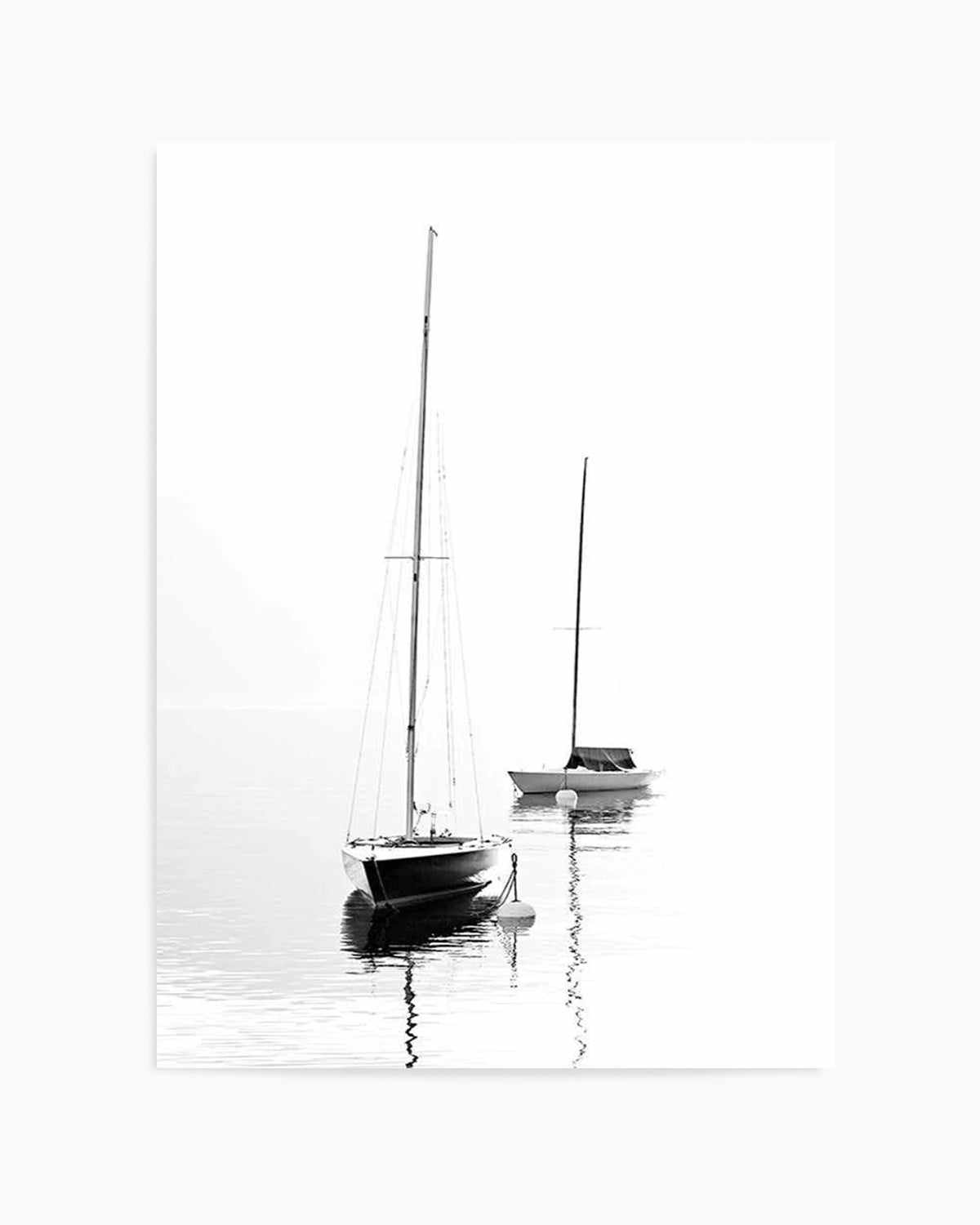 Hamptons Harbour Art Print