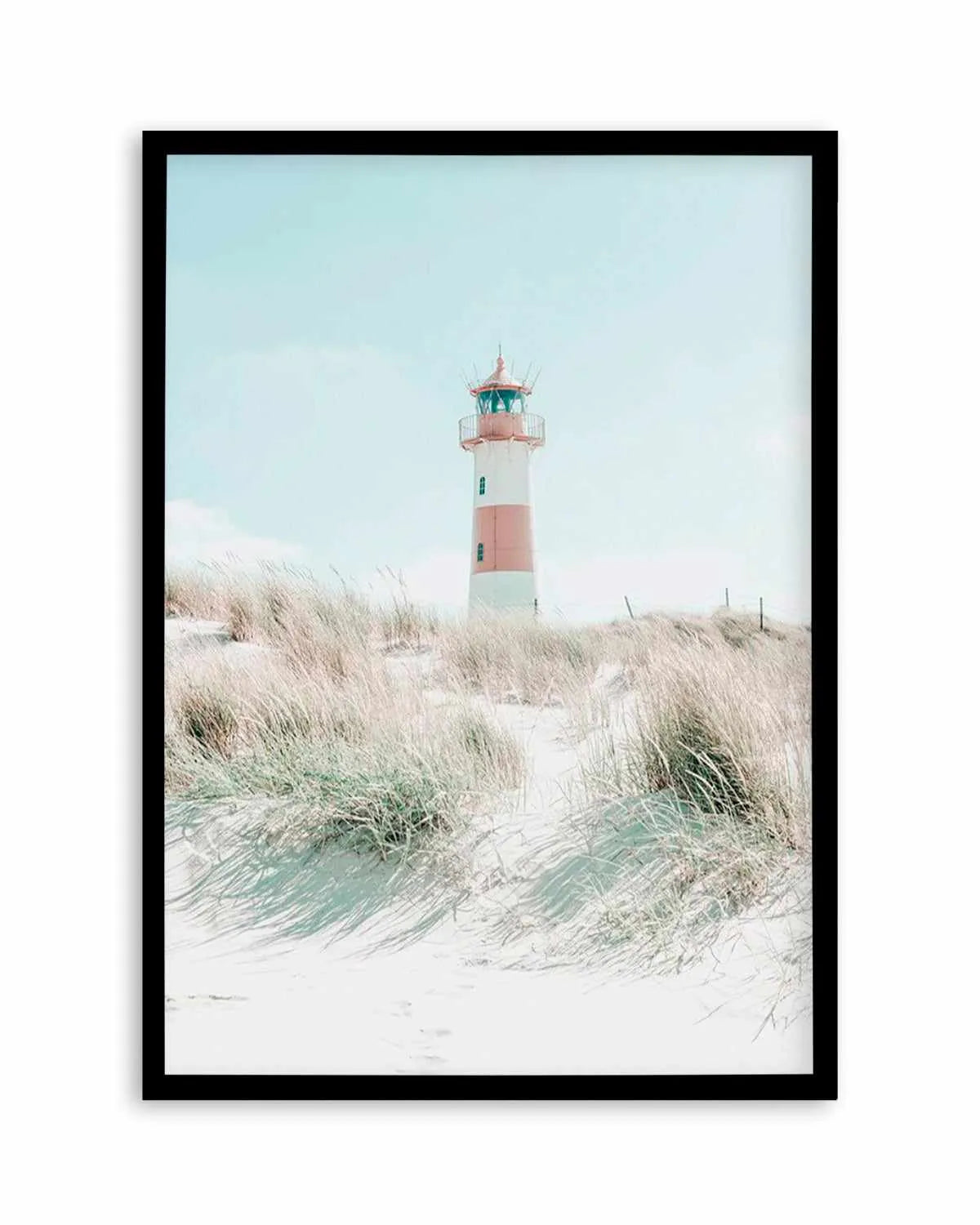 Hamptons Lighthouse Art Print | PT from Olive et Oriel where you can shop wallpaper and artworks online