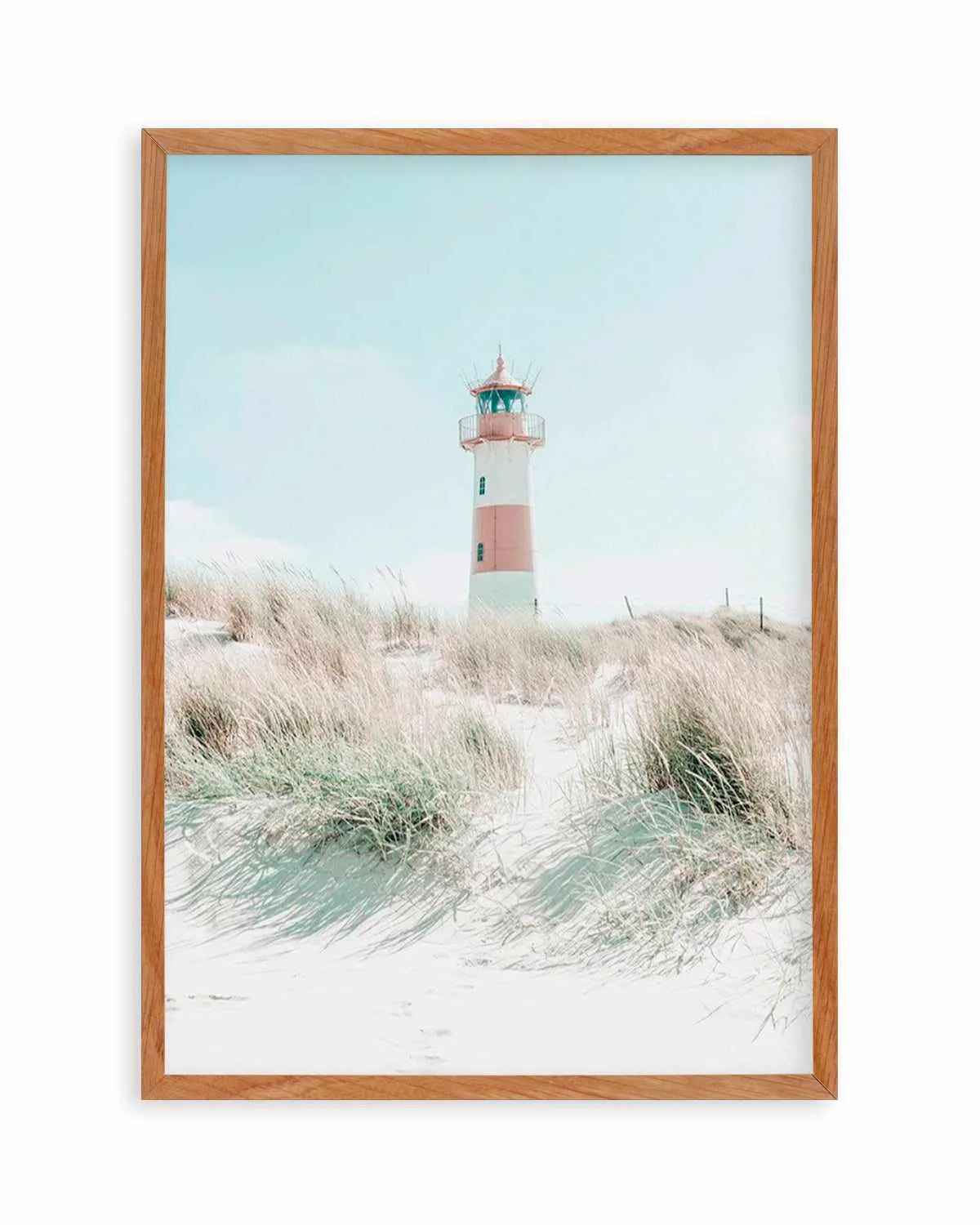 Hamptons Lighthouse Art Print | PT from Olive et Oriel where you can shop wallpaper and artworks online