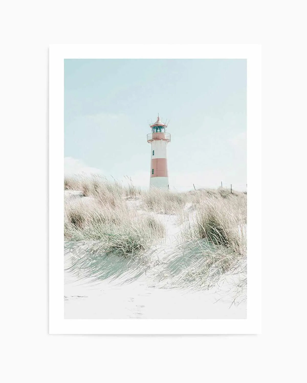 Hamptons Lighthouse Art Print | PT from Olive et Oriel where you can shop wallpaper and artworks online