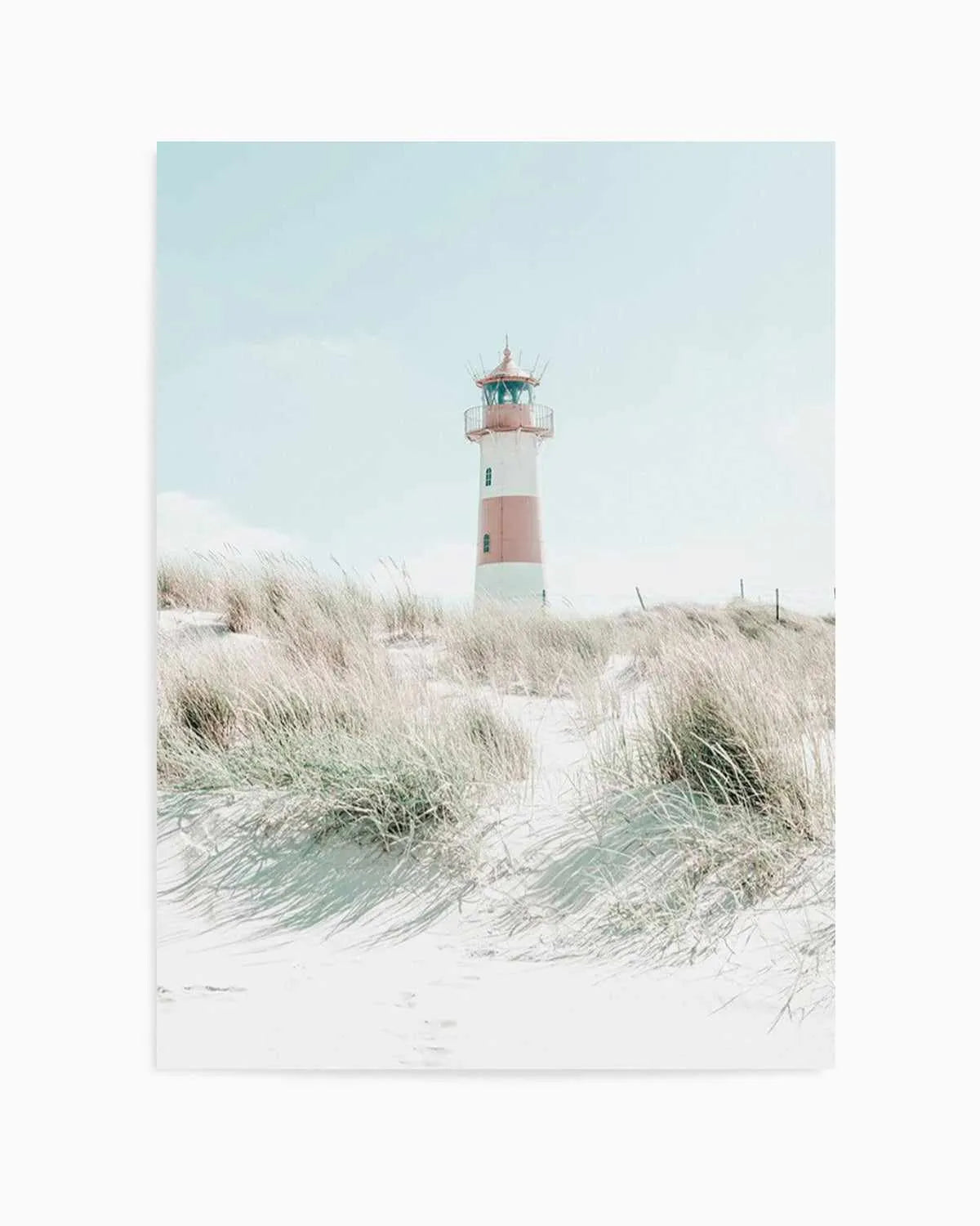 Hamptons Lighthouse Art Print | PT from Olive et Oriel where you can shop wallpaper and artworks online