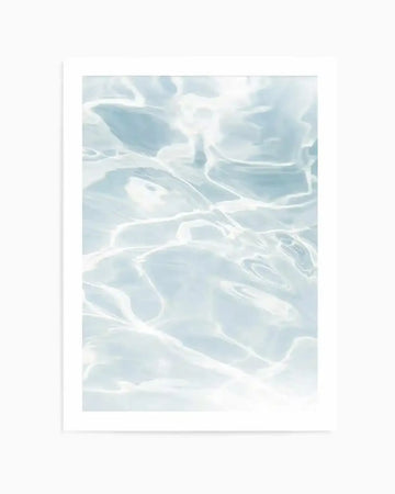 Hamptons Pool View II Art Print art print, framed