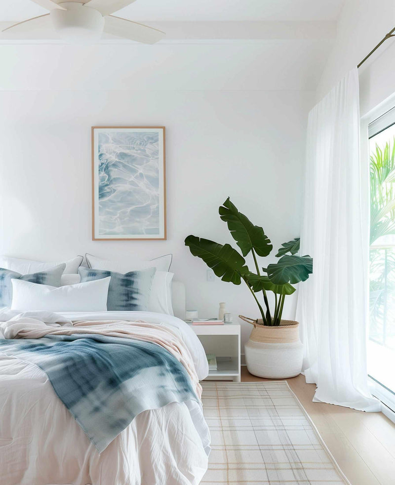 Hamptons Pool View No.1 | Panoramic Art Print from Olive et Oriel where you can shop wallpaper and artworks online