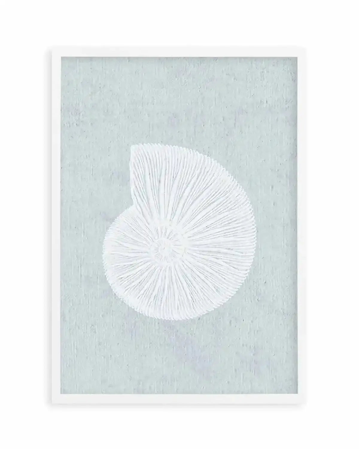 Hamptons Seaside Collection II White Art Print from Olive et Oriel where you can shop wallpaper and artworks online