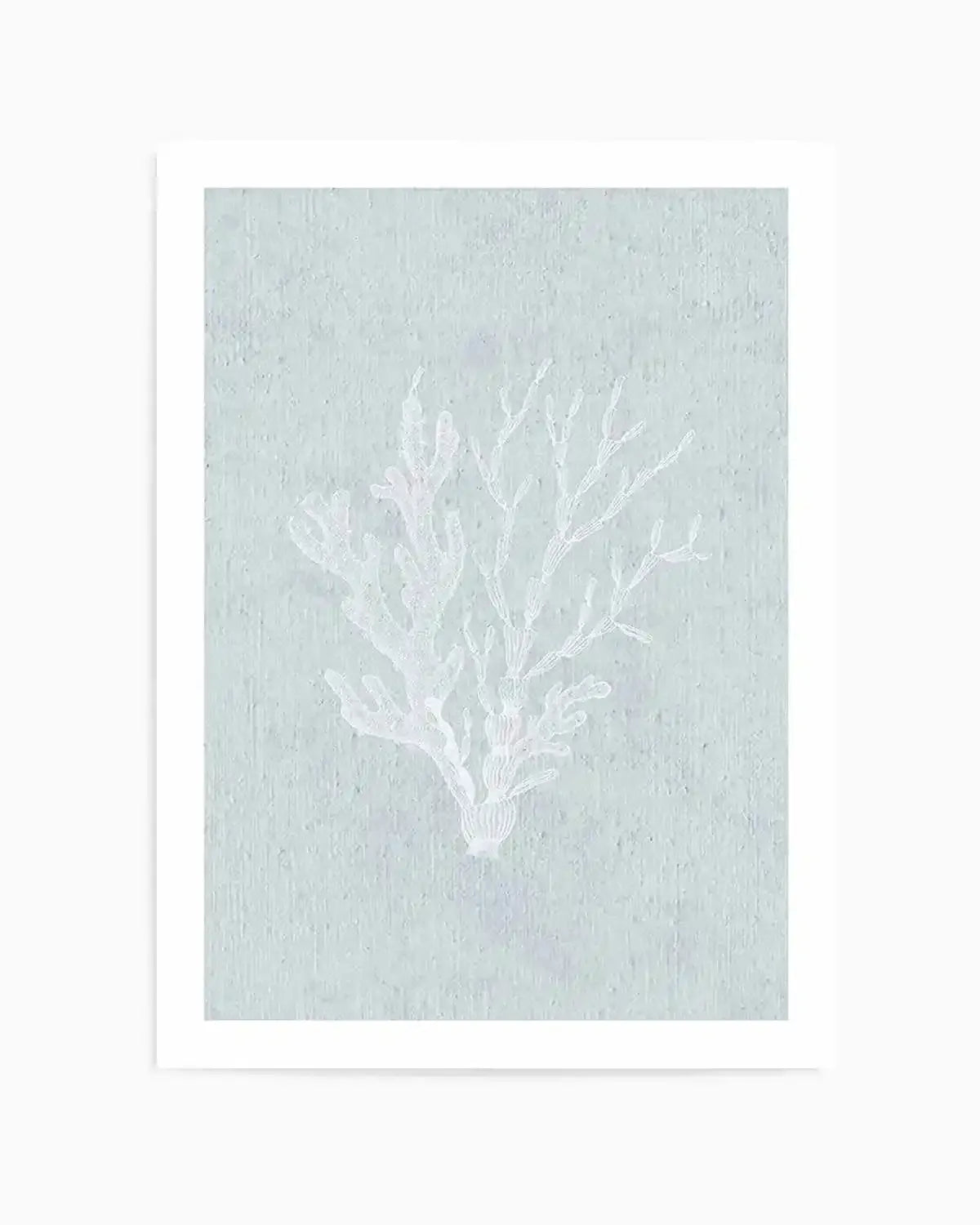 Hamptons Seaside Collection IV White Art Print from Olive et Oriel where you can shop wallpaper and artworks online