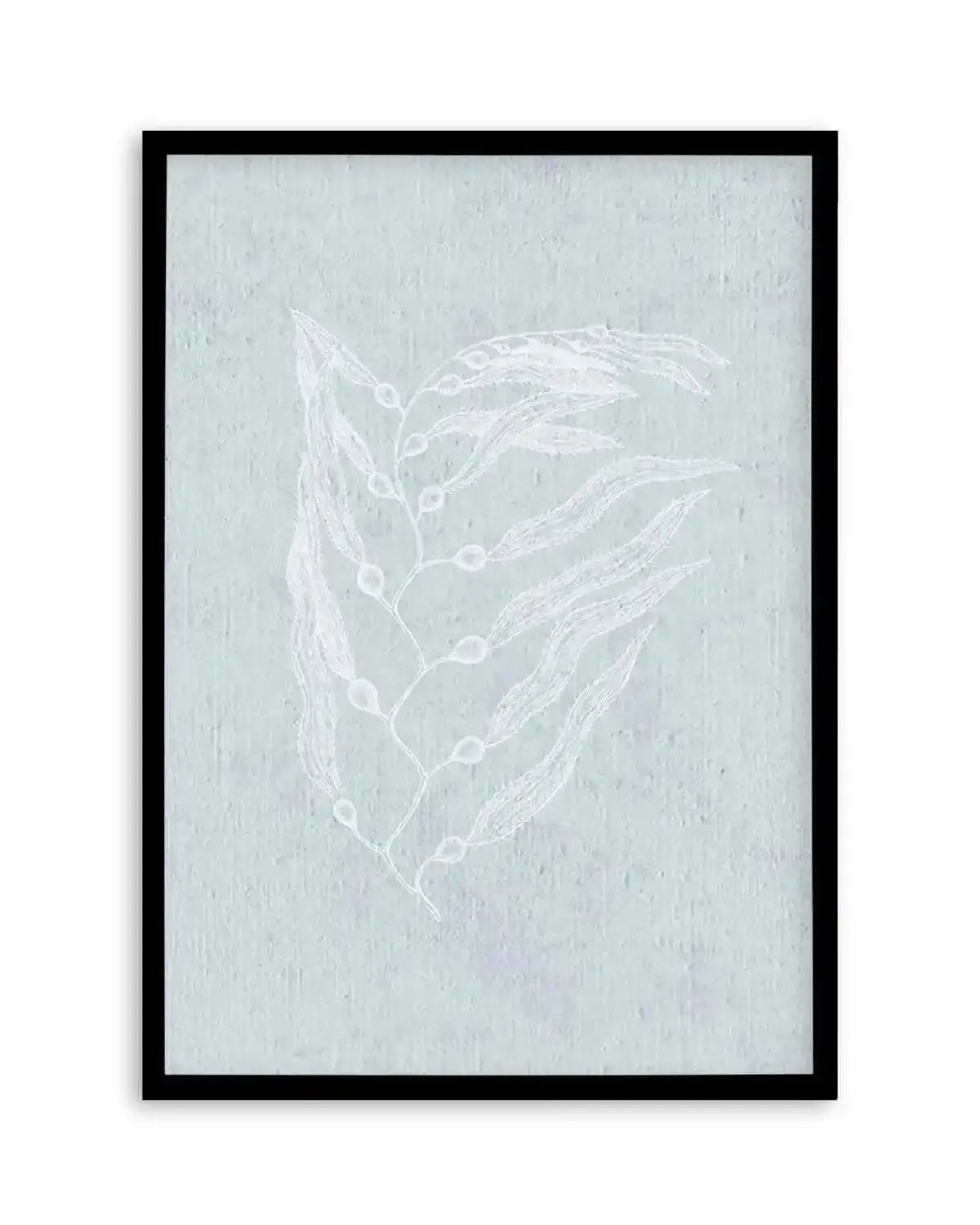 Hamptons Seaside Collection V White Art Print from Olive et Oriel where you can shop wallpaper and artworks online