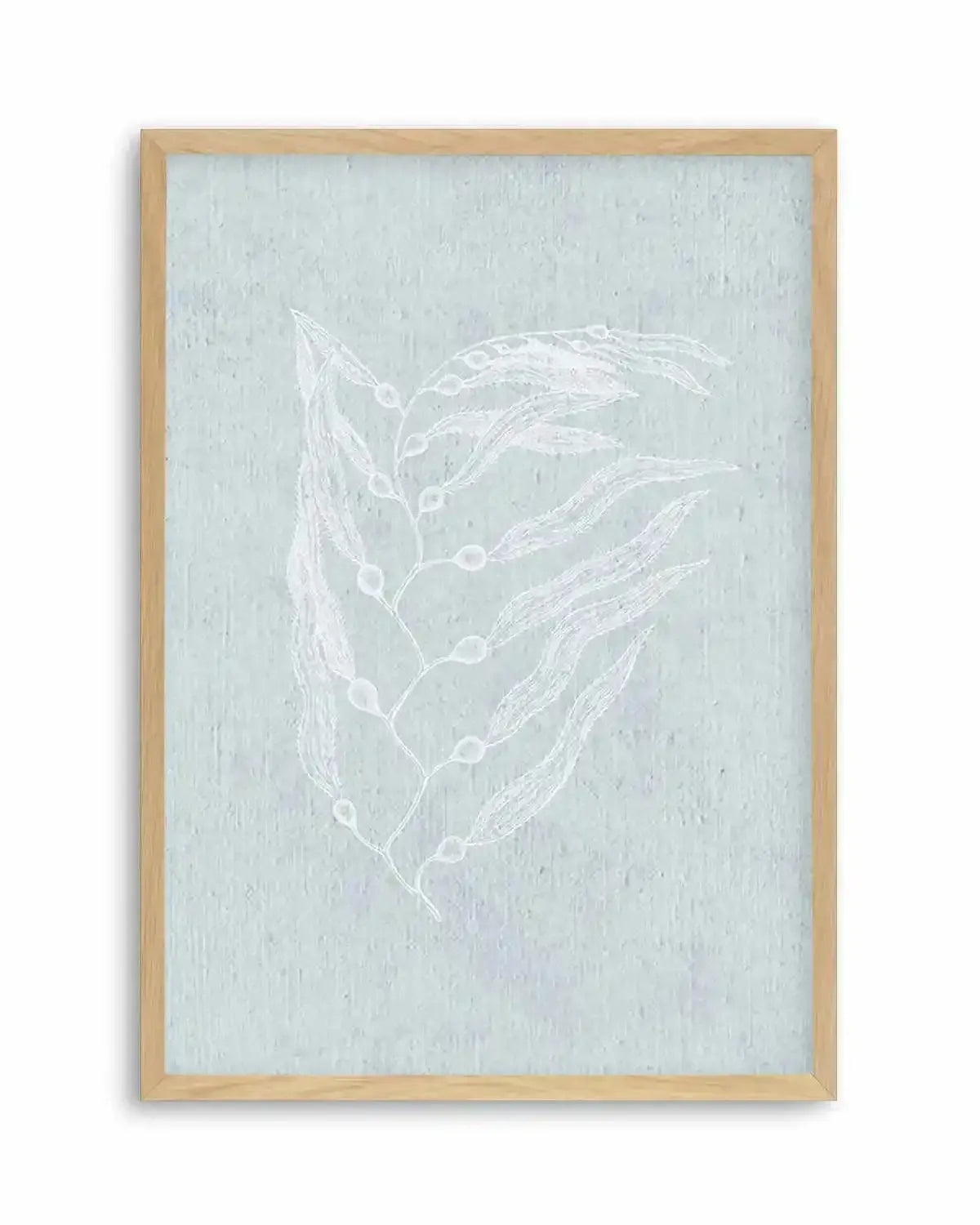 Hamptons Seaside Collection V White Art Print from Olive et Oriel where you can shop wallpaper and artworks online