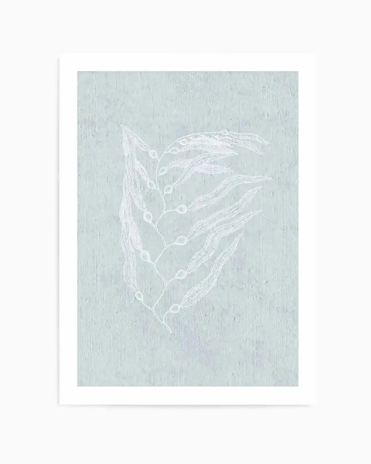 Hamptons Seaside Collection V White Art Print from Olive et Oriel where you can shop wallpaper and artworks online