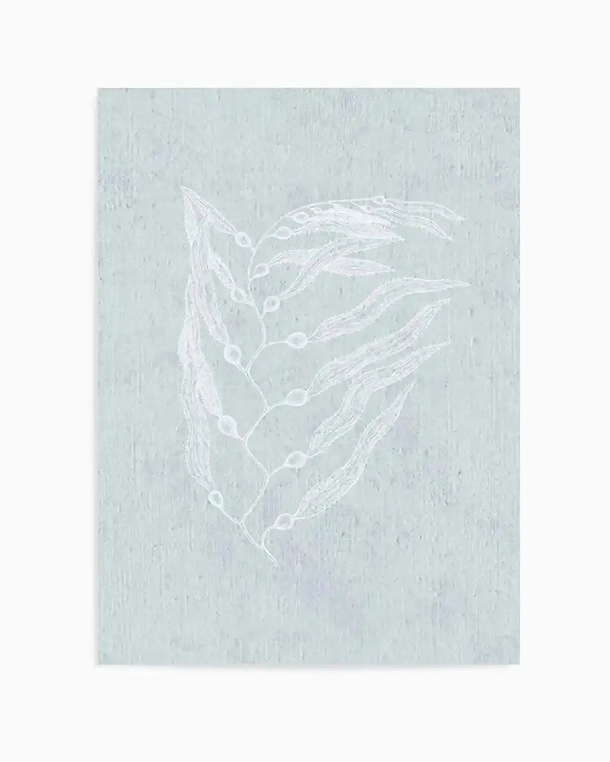 Hamptons Seaside Collection V White Art Print from Olive et Oriel where you can shop wallpaper and artworks online