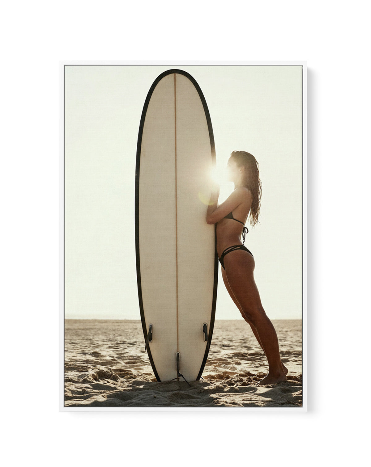 Hamptons Surf Club II | Framed Canvas Art Print from Olive et Oriel where you can shop wallpaper and artworks online