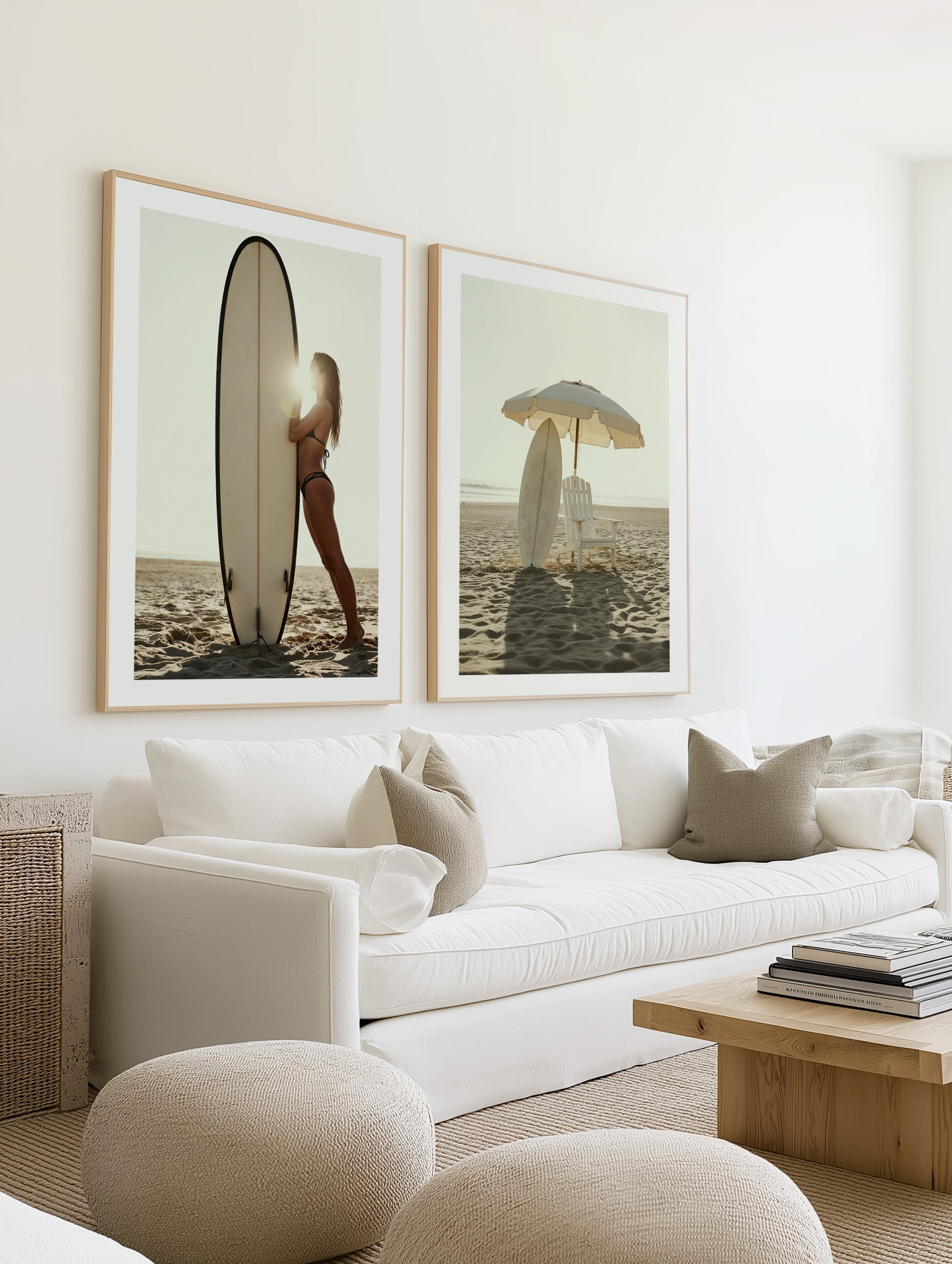 Hamptons Surf Club II | Art Print from Olive et Oriel where you can shop wallpaper and artworks online