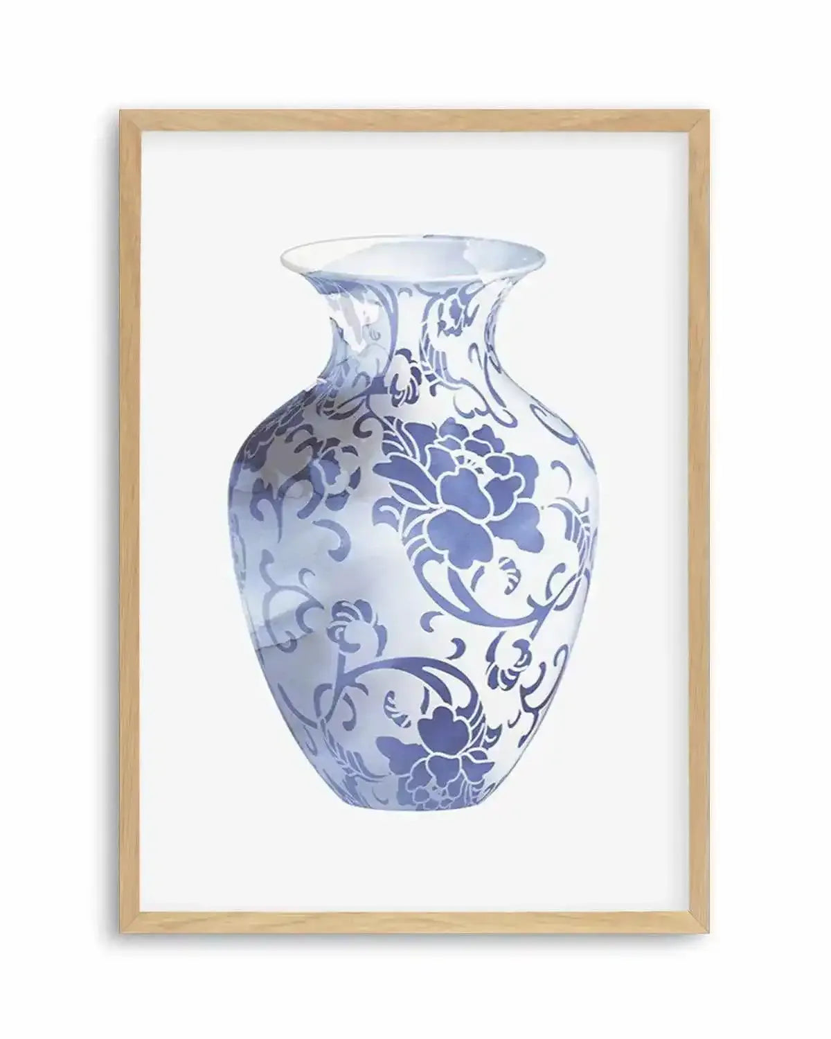 Hamptons Vase I Art Print from Olive et Oriel where you can shop wallpaper and artworks online