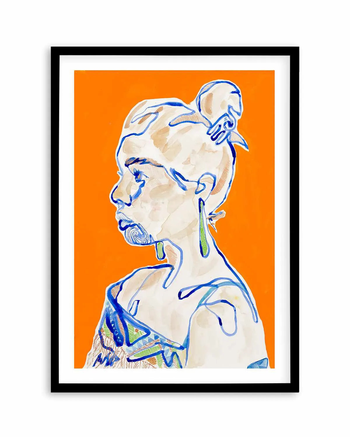 Hana by Maku Fenaroli | Art Print from Olive et Oriel where you can shop wallpaper and artworks online