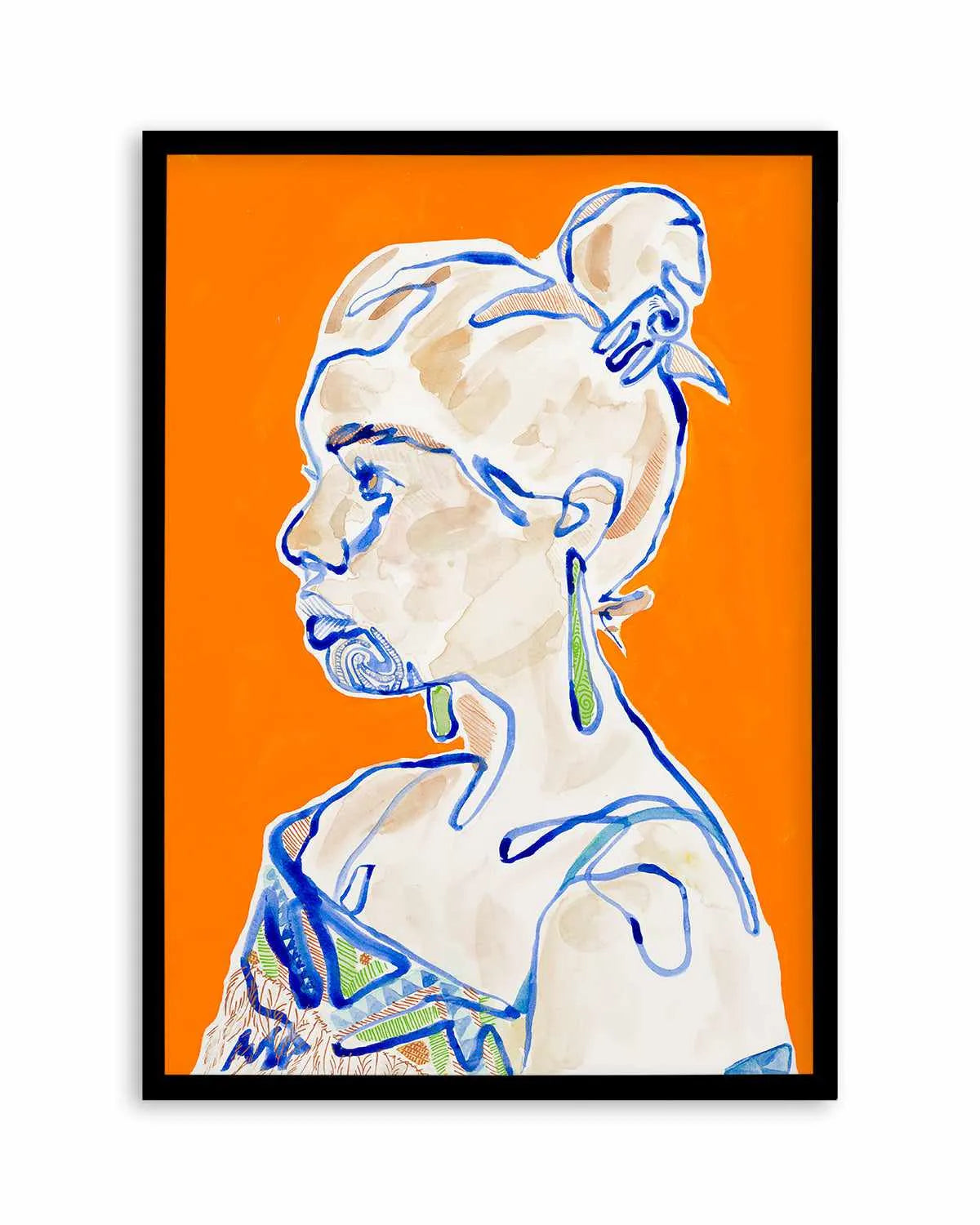 Hana by Maku Fenaroli | Art Print from Olive et Oriel where you can shop wallpaper and artworks online