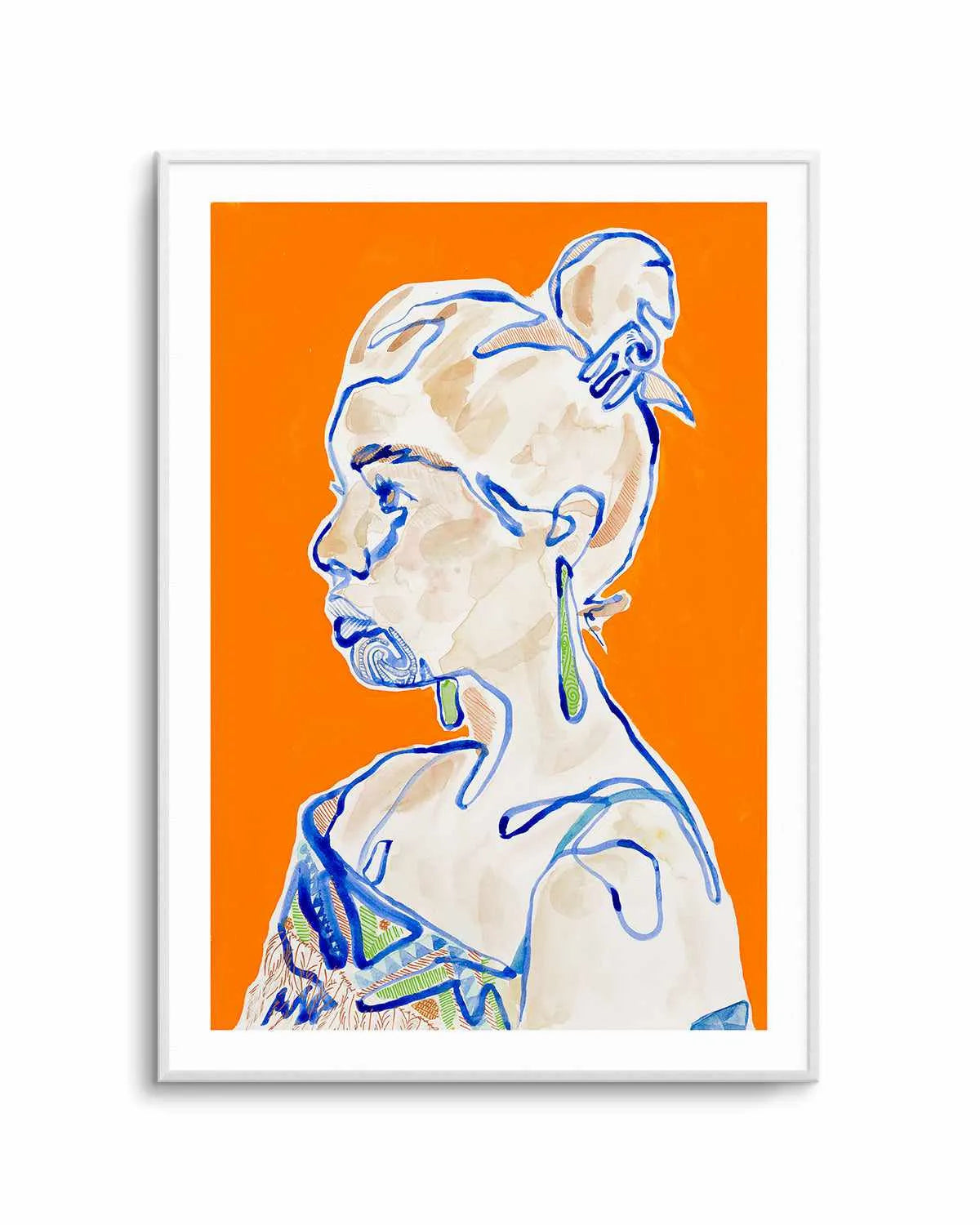 Hana by Maku Fenaroli | Art Print from Olive et Oriel where you can shop wallpaper and artworks online