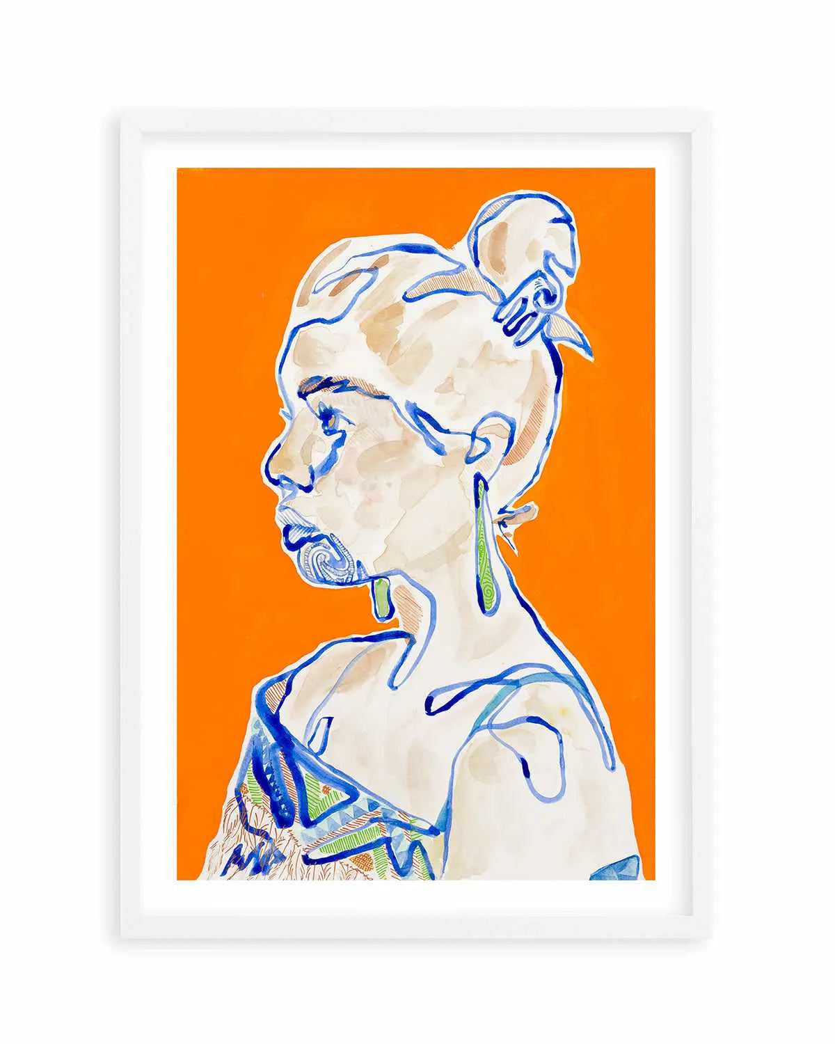 Hana by Maku Fenaroli | Art Print from Olive et Oriel where you can shop wallpaper and artworks online