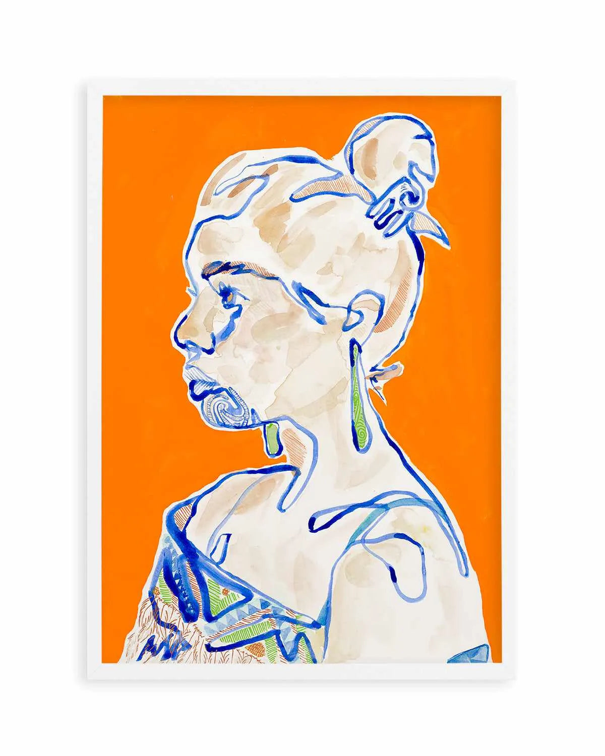 Hana by Maku Fenaroli | Art Print from Olive et Oriel where you can shop wallpaper and artworks online