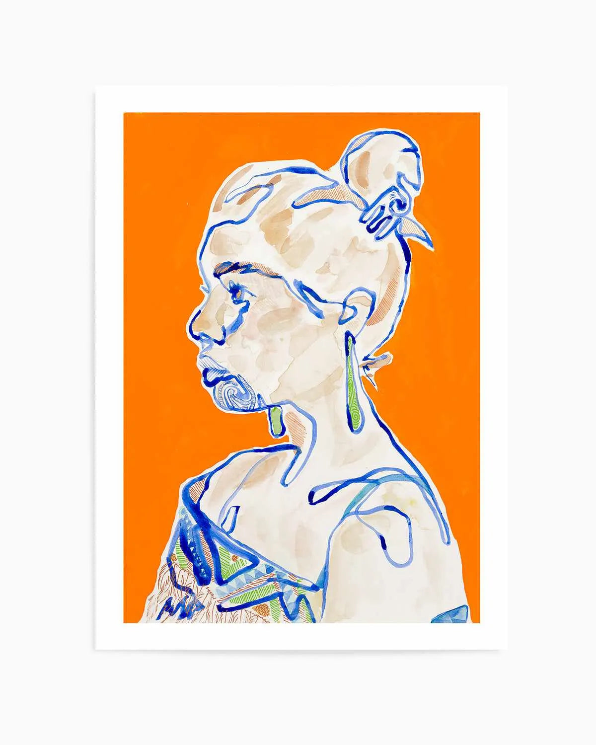 Hana by Maku Fenaroli | Art Print from Olive et Oriel where you can shop wallpaper and artworks online