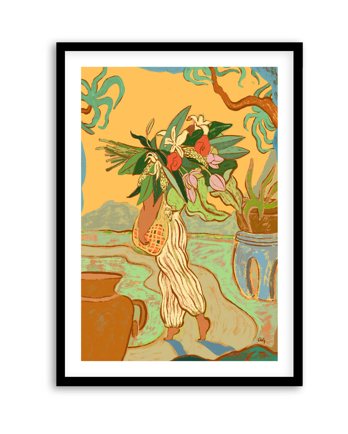 Hands Are Full by Arty Guava | Art Print