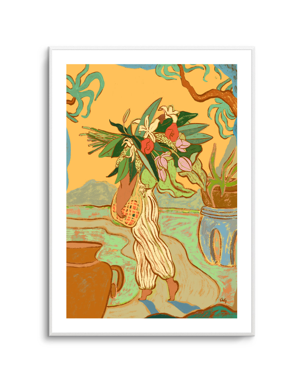 Hands Are Full by Arty Guava | Art Print