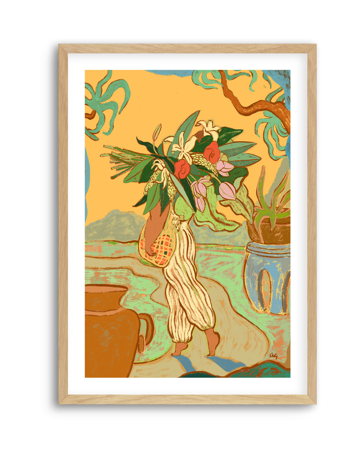 Hands Are Full by Arty Guava | Art Print