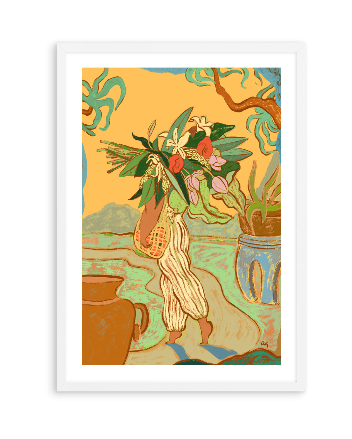 Hands Are Full by Arty Guava | Art Print