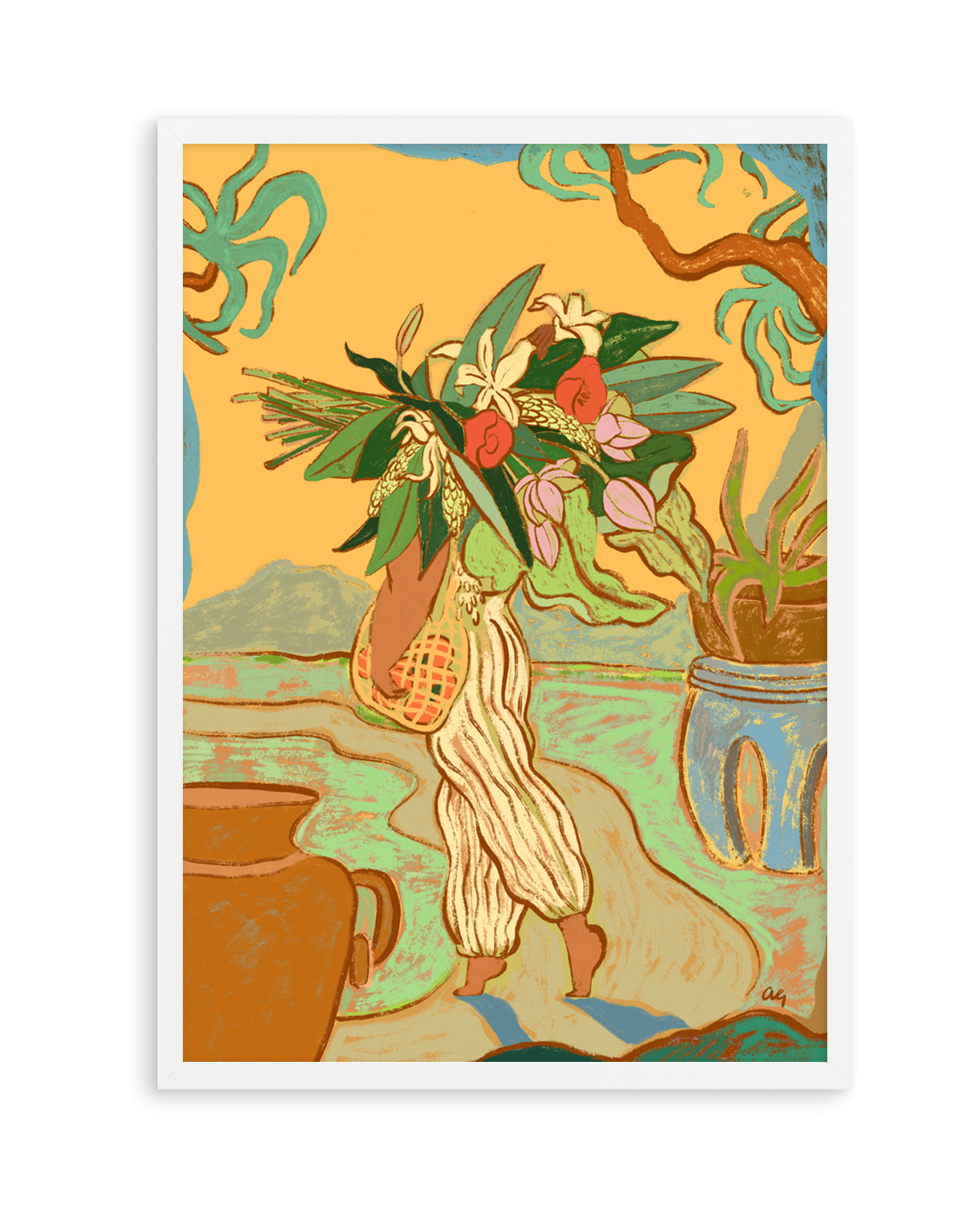 Hands Are Full by Arty Guava | Art Print