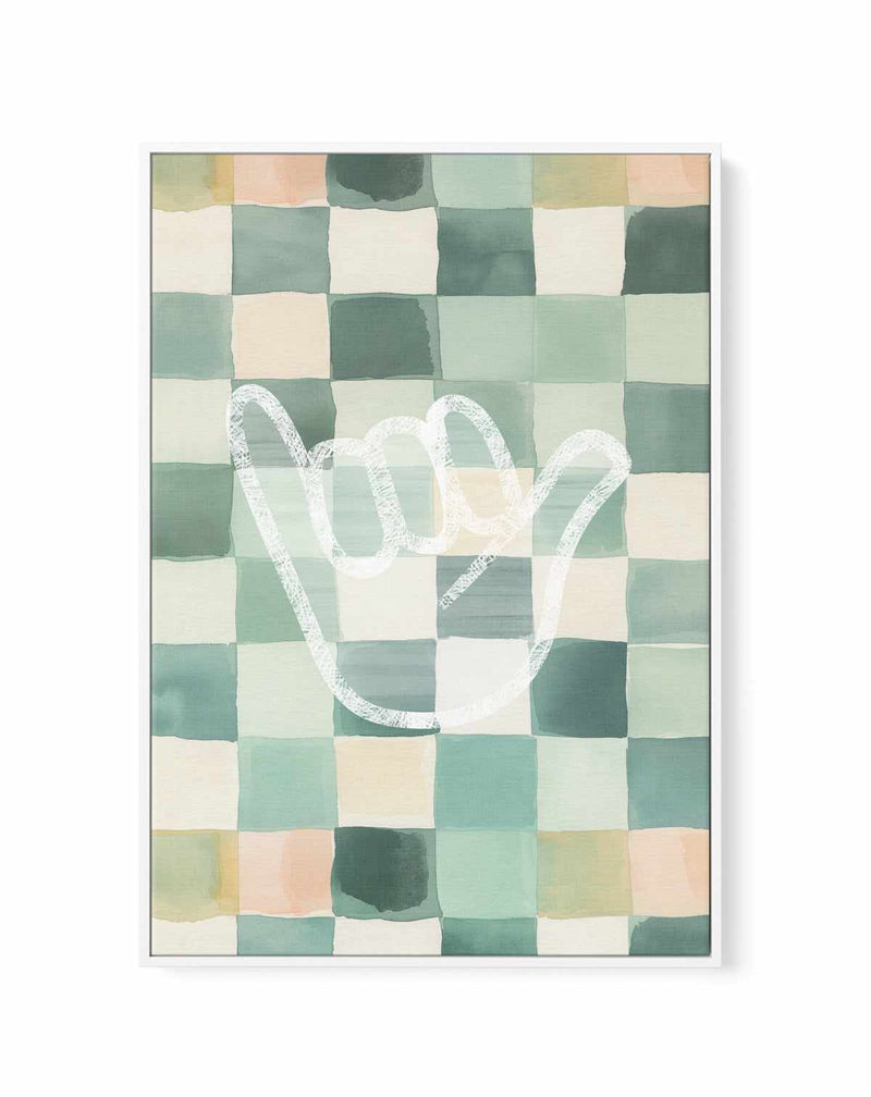 Hang Ten | Framed Canvas Art Print from Olive et Oriel where you can shop wallpaper and artworks online